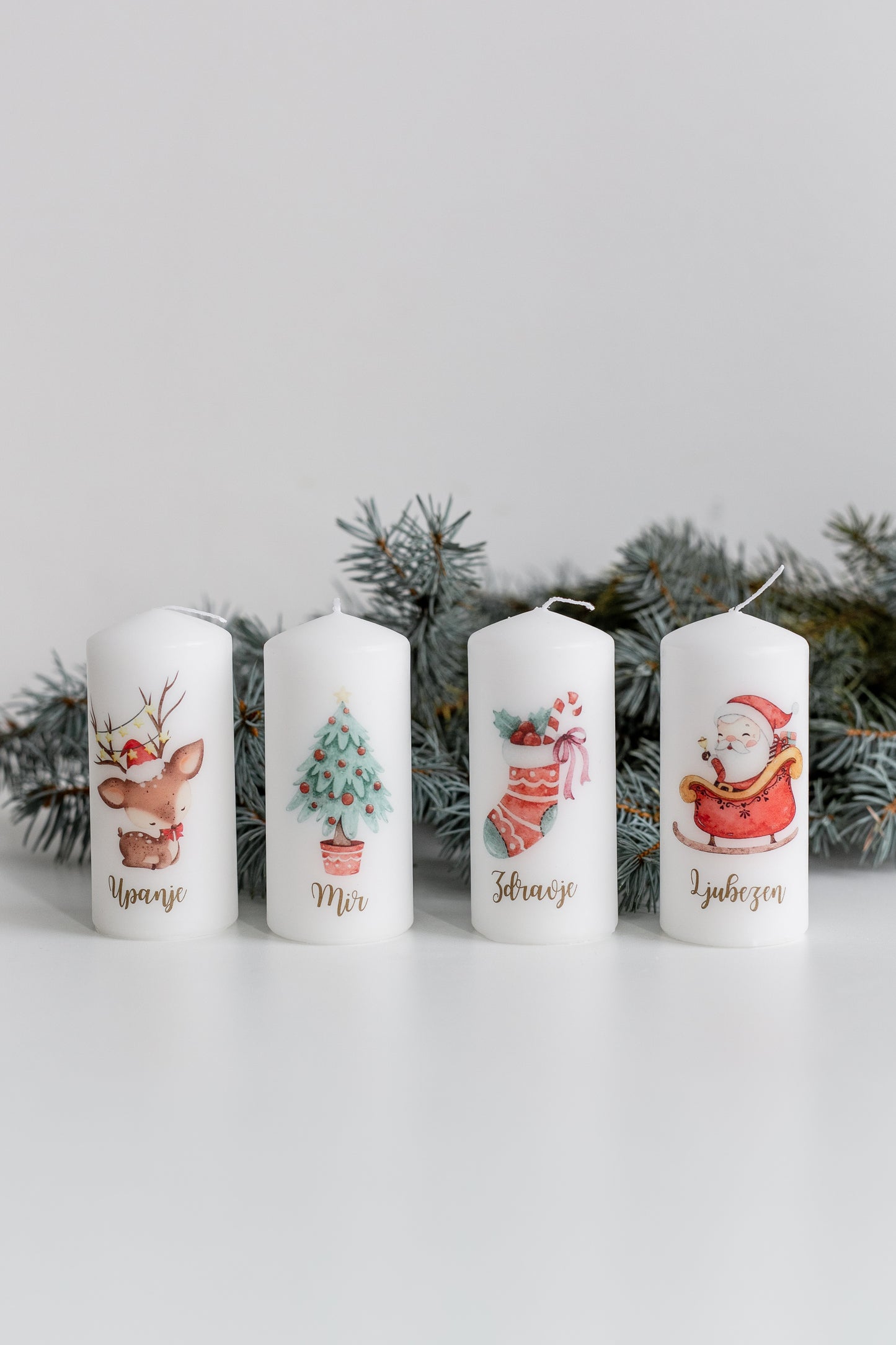 Adventne sveče (4 kos)