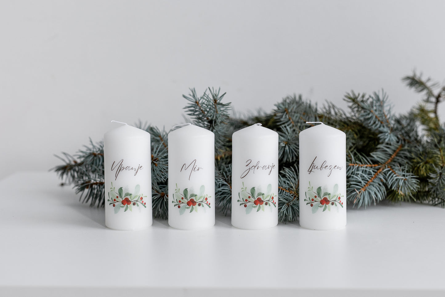 Adventne sveče (4 kos)