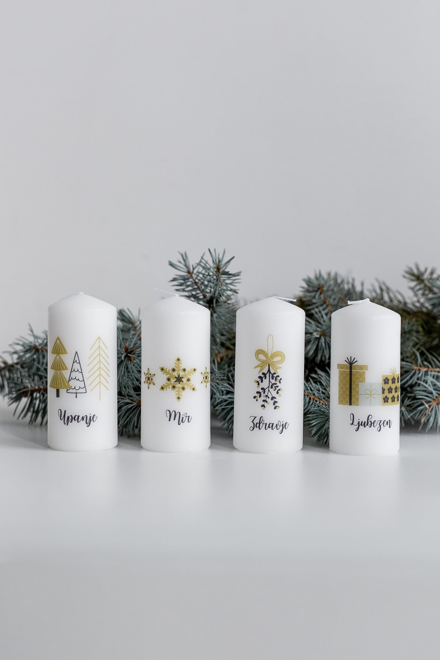 Adventne sveče (4 kos)