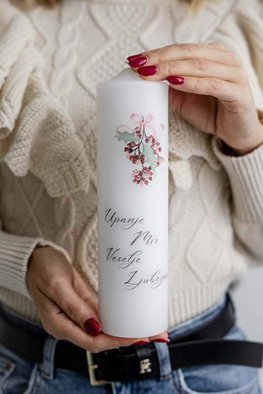 Adventna sveča Praznična vejica