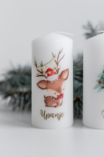 Adventne sveče Rdeča božična svetloba (4 kos)