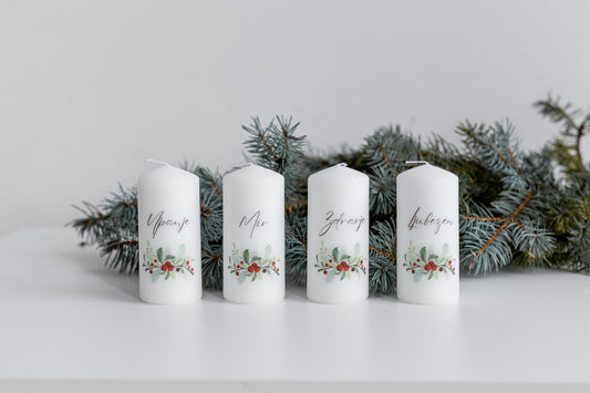 Adventne sveče (4 kos)