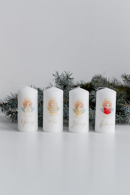 Adventne sveče (4 kos)