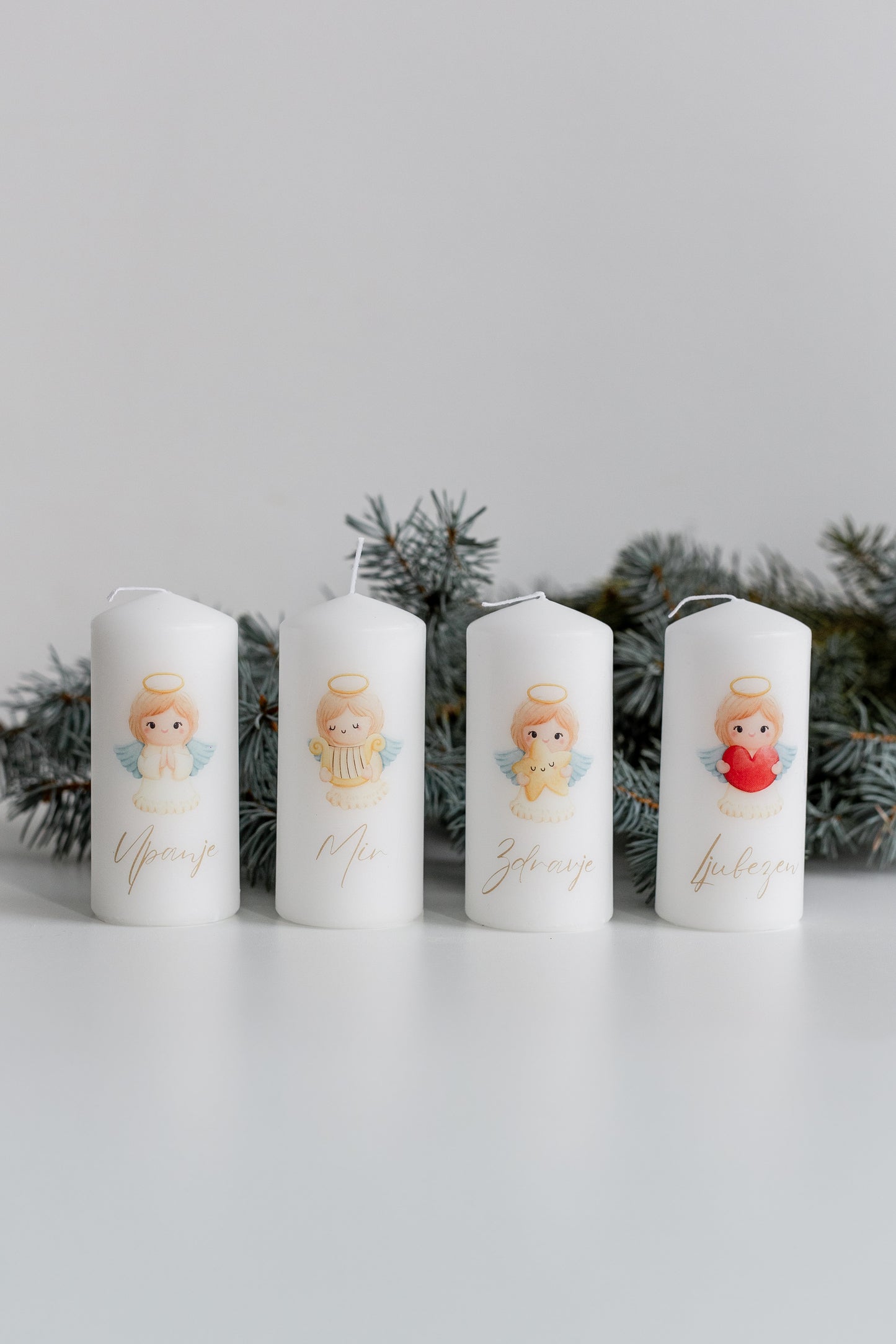 Adventna sveča Angelčki (4 kos)