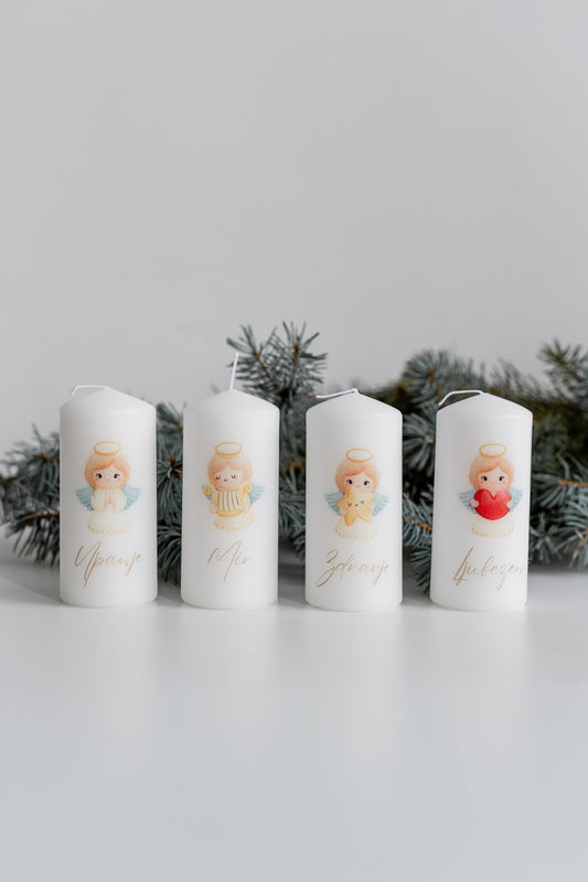 Adventna sveča Angelčki (4 kos)