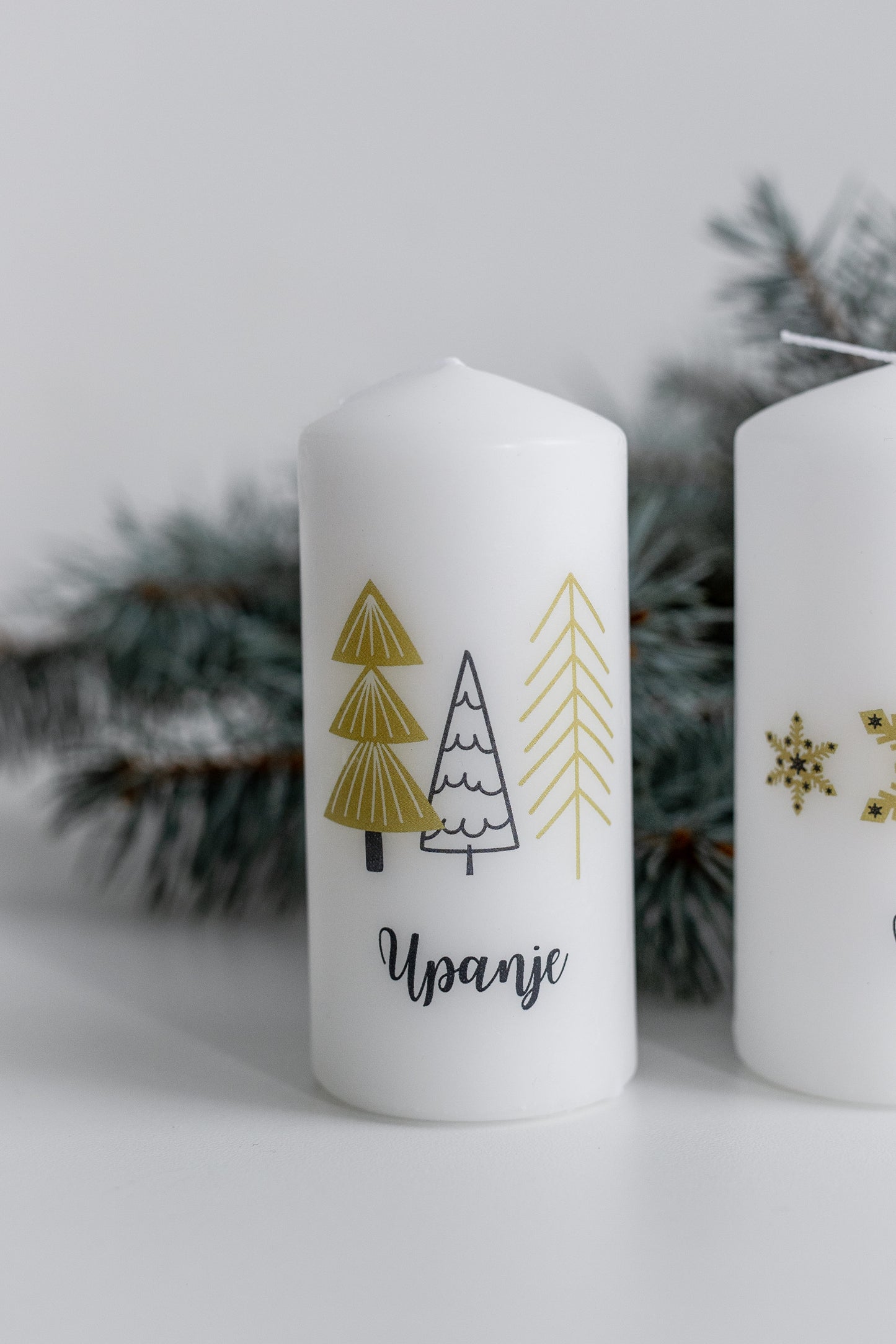 Adventne sveče Elegantni advent (4 kos)