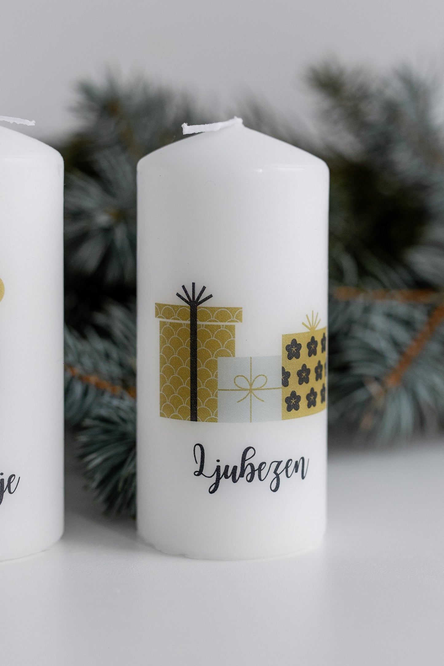 Adventne sveče Elegantni advent (4 kos)